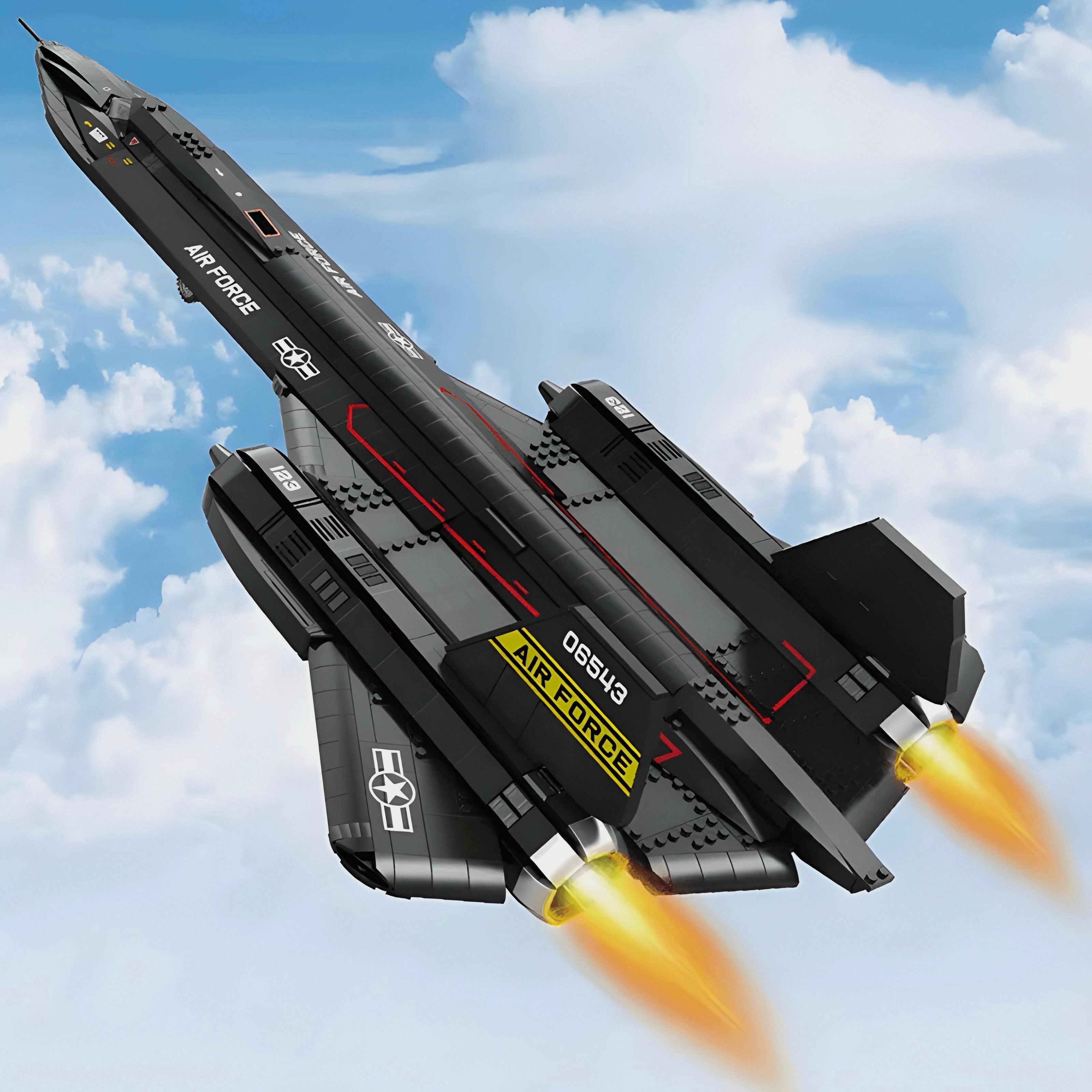 SR-71 Blackbird Model Kit | 1776 Pieces