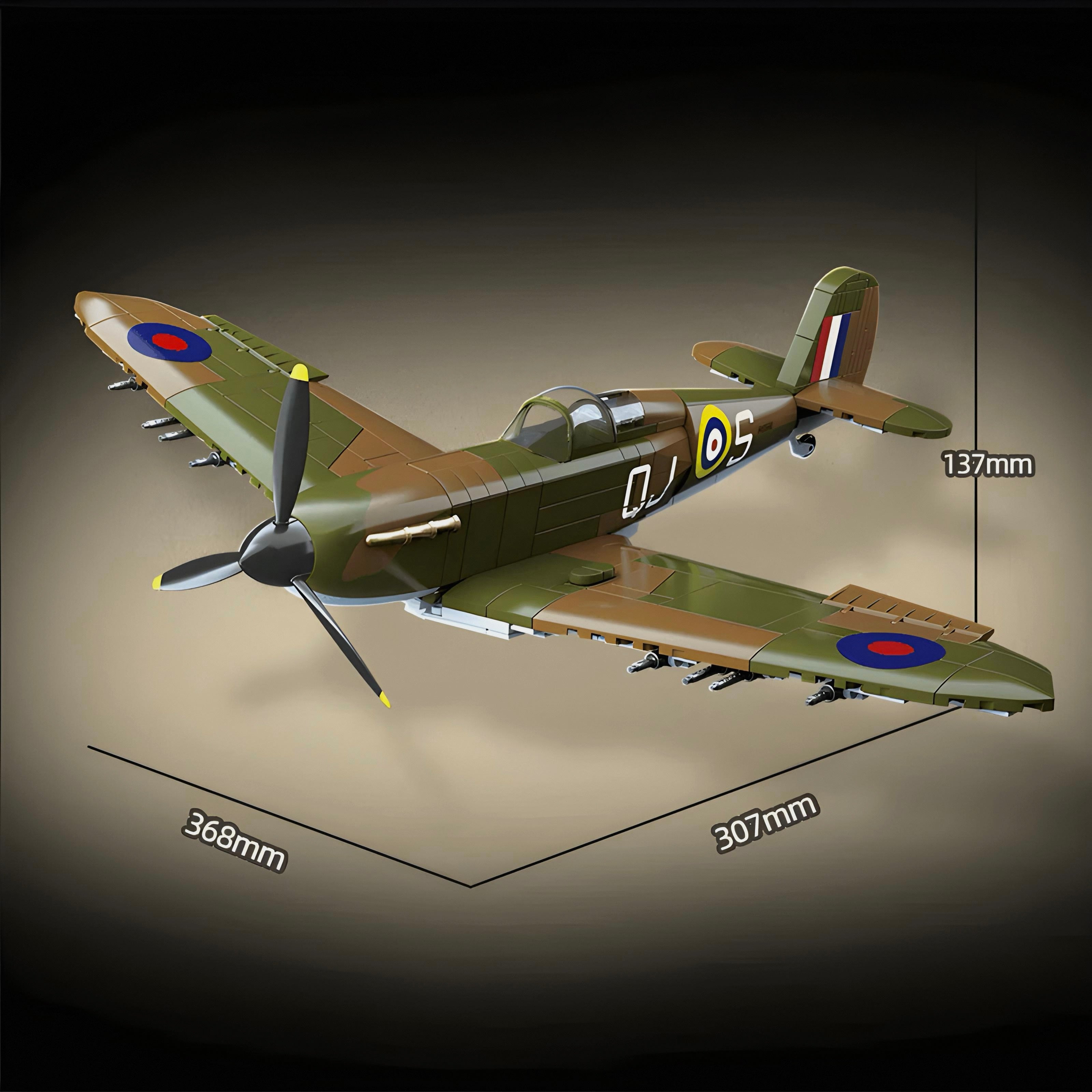 British Spitfire Model Kit | 682 Pieces
