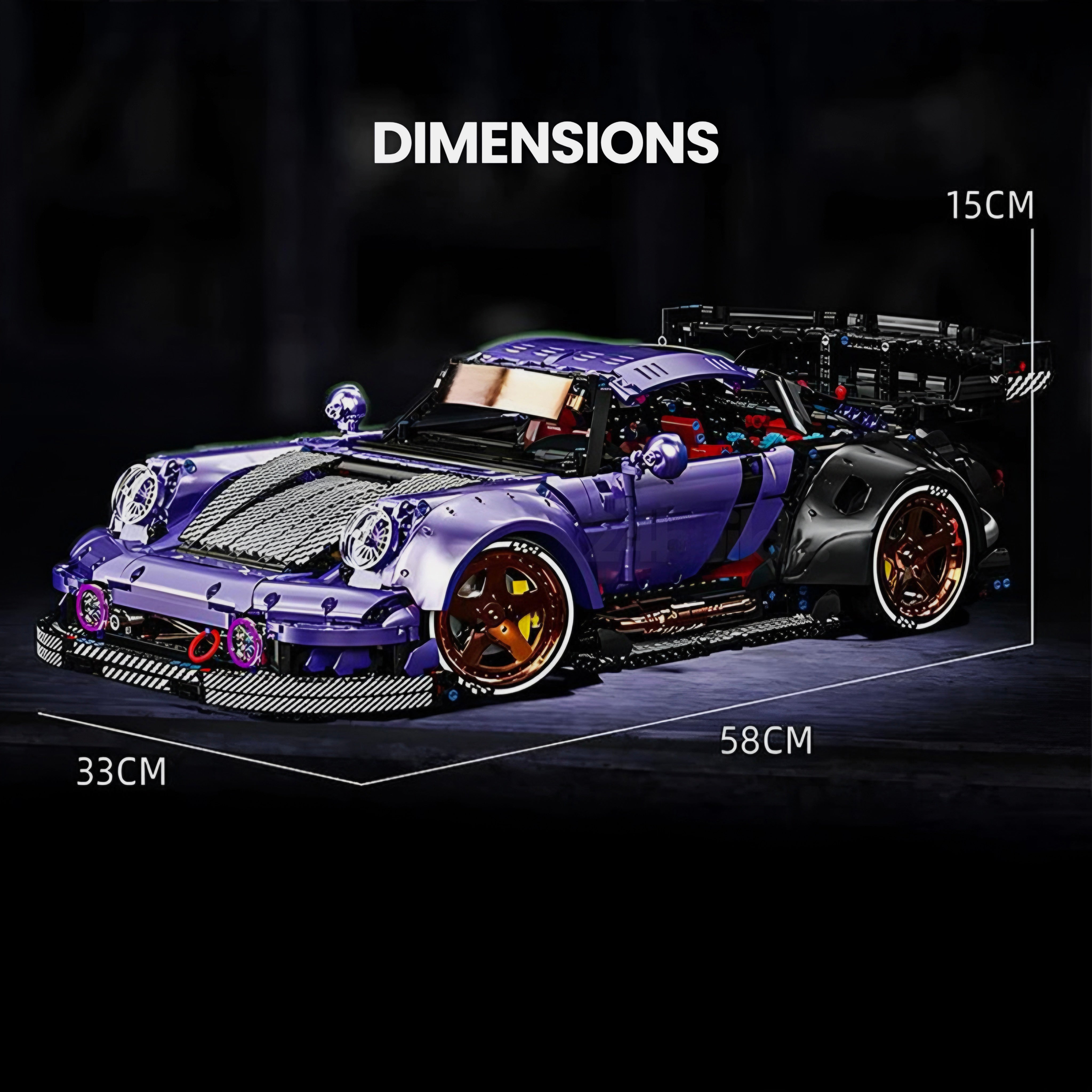 Ultimate Widebody GT3 RS Model Kit | 4190 Pieces
