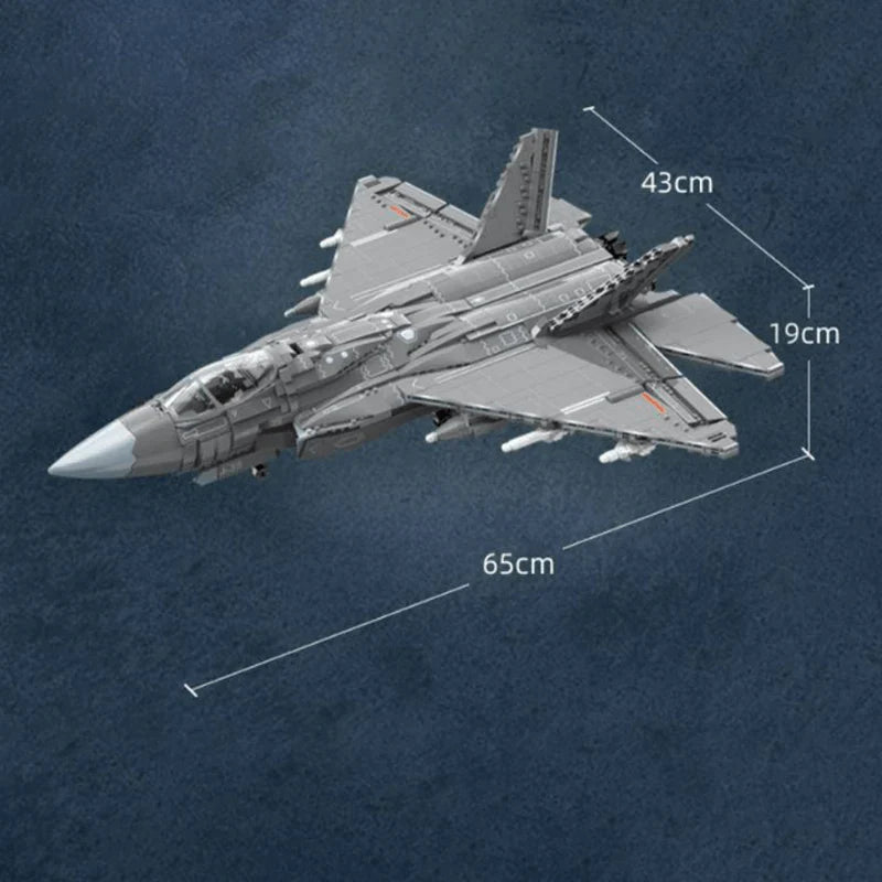 J-35 Stealth Fighter Model Kit | 2635 Pieces