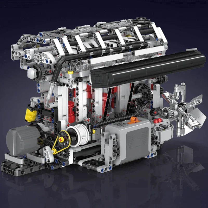 Motorized L4 Gasoline Engine Kit | 1786 Pieces