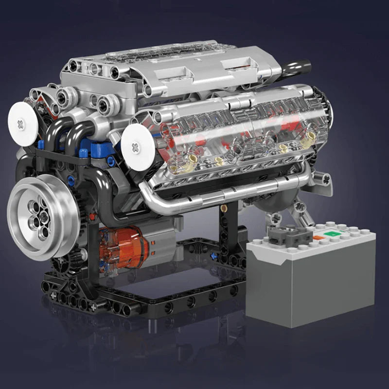 Motorized V8 Engine Kit | 534 Pieces