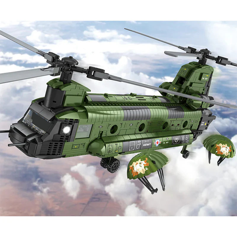 CH-47 Transport Helicopter Model Kit | 1622 Pieces