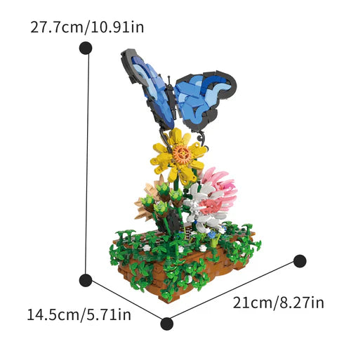 688-Piece Butterfly Garden Set