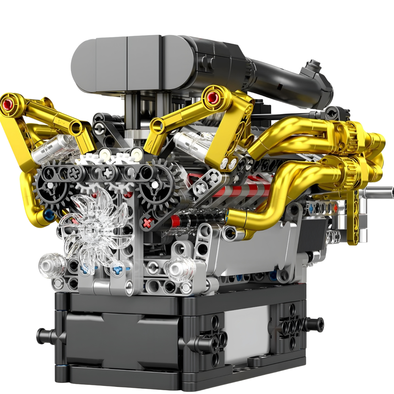 Naturally Aspirated V12 British Engine - MOC Building Kit - 976 Pcs