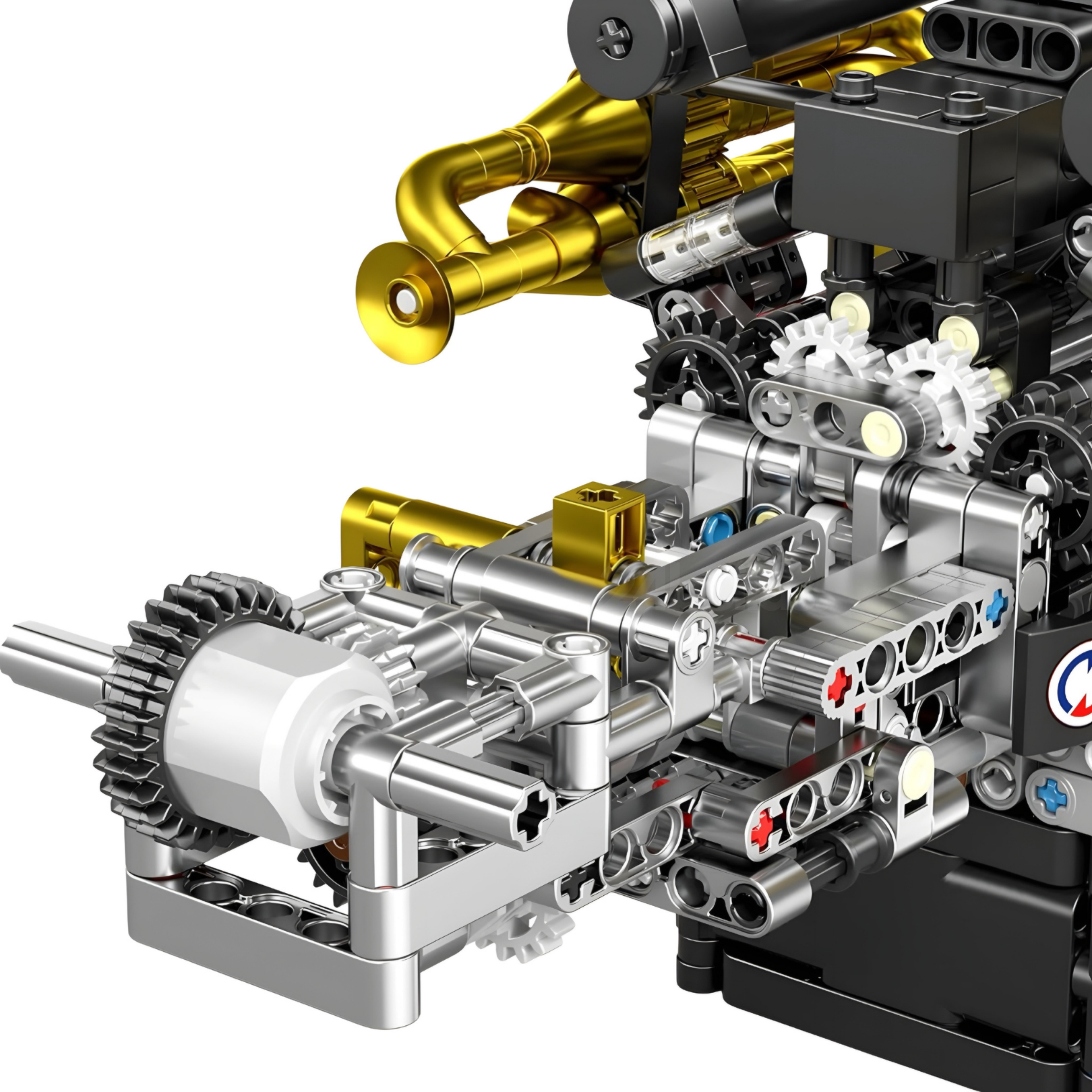 Naturally Aspirated V12 British Engine - MOC Building Kit - 976 Pcs