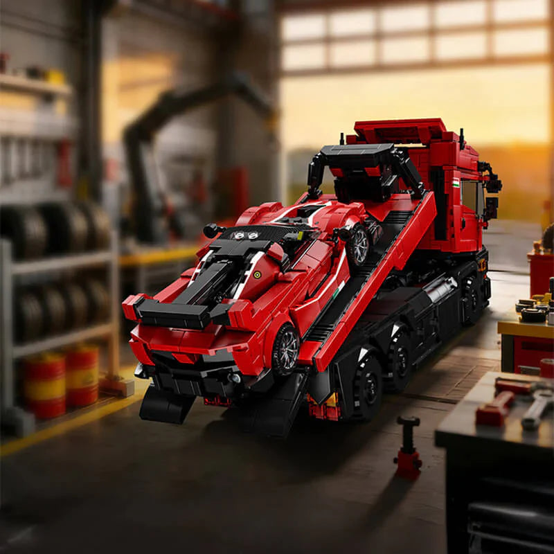 Italian Hypercar Transporter Set | 1728 Pieces