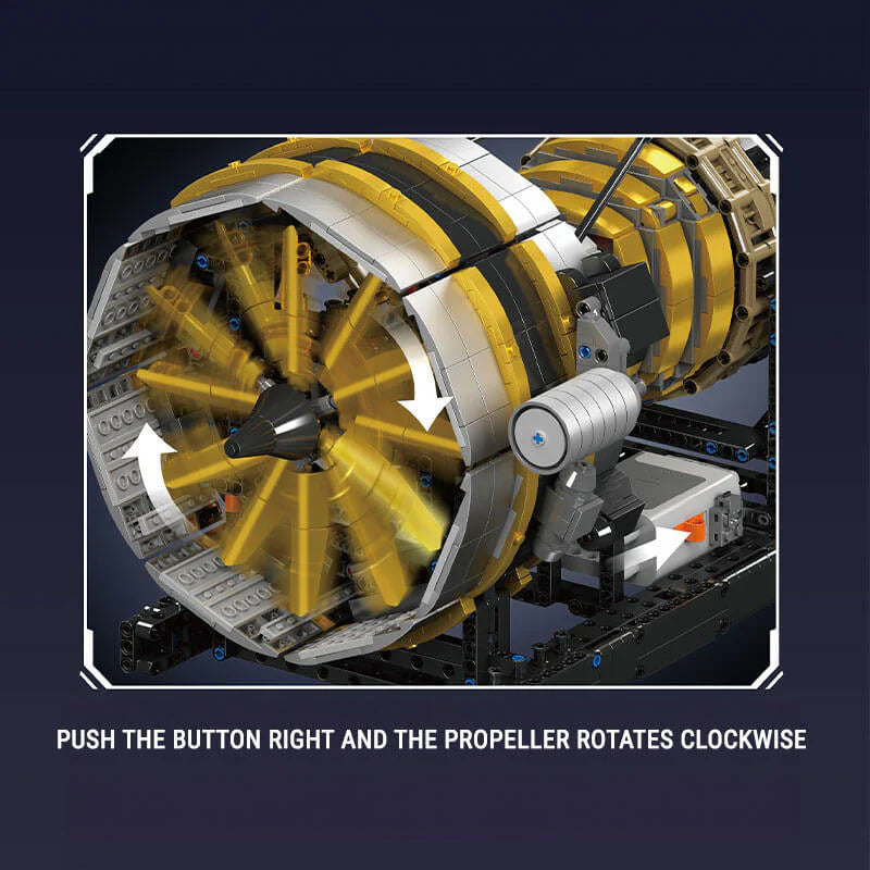 Motorized Turbine Engine Set | 2256 Pieces