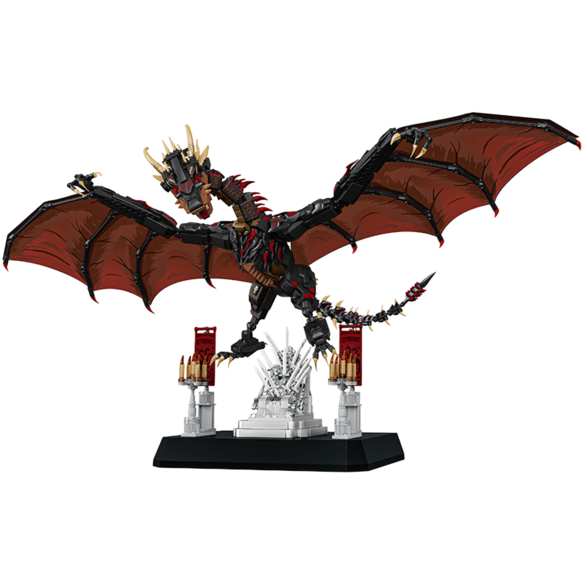 Crimson Dragon Set | 1690 Pieces