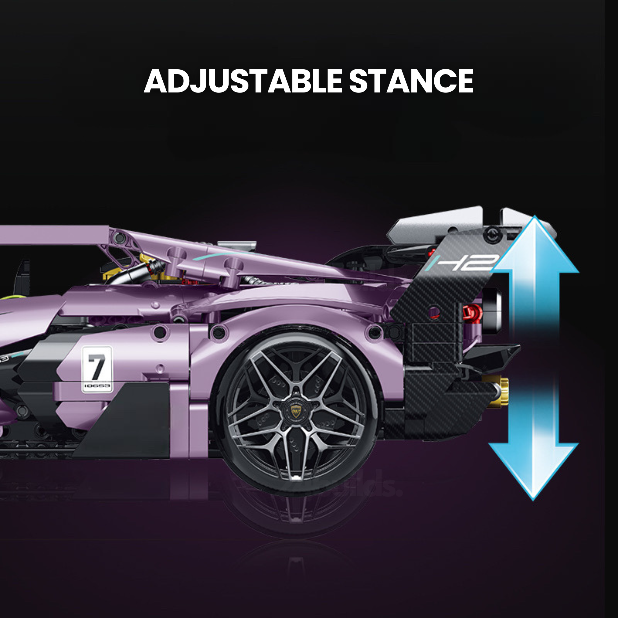 Italian Hybrid Supercar Model Kit | 2074 Pieces