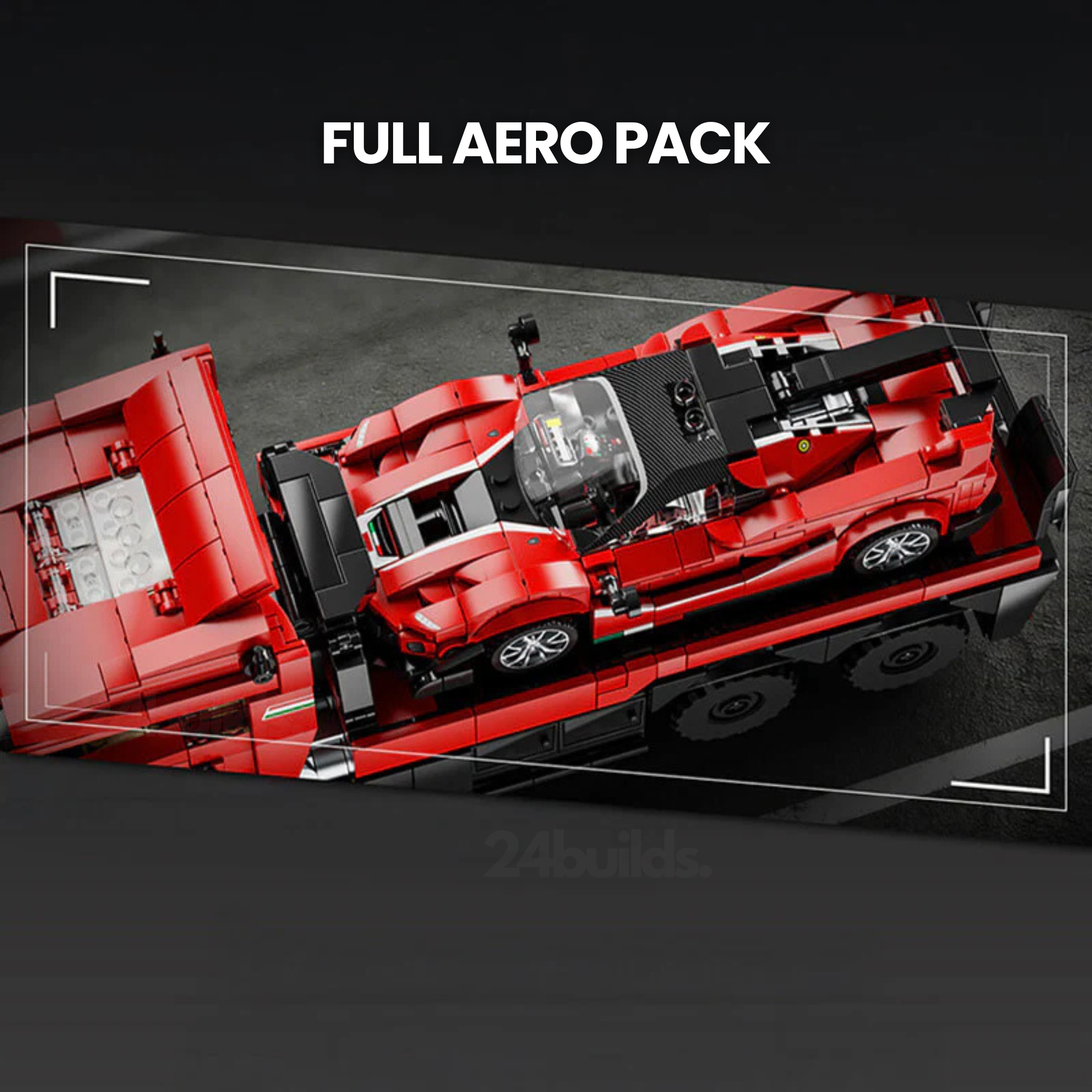 Italian Hypercar Transporter Set | 1728 Pieces