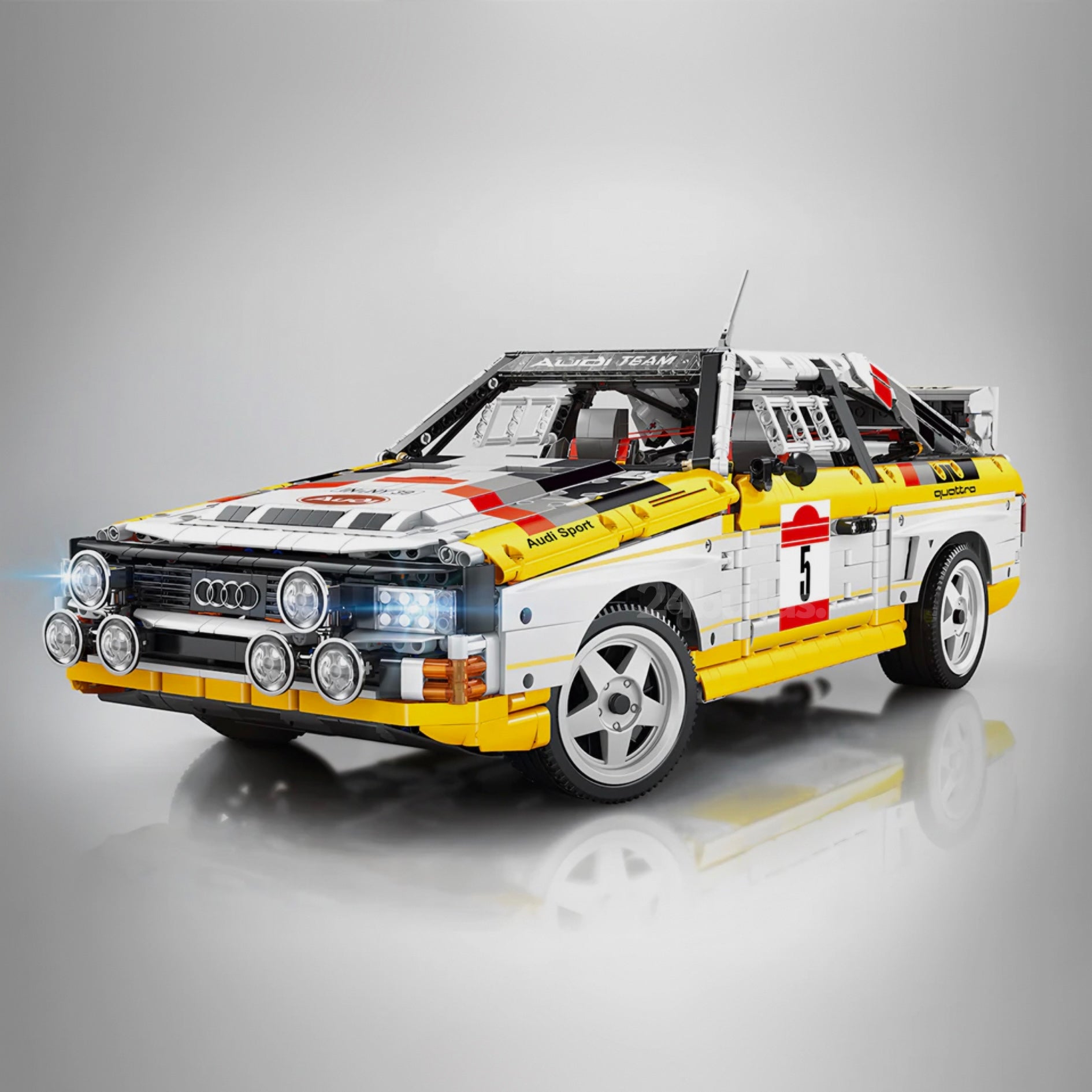 Audi Rally Quattro Group B 1984 Model Kit | 3886 Pieces
