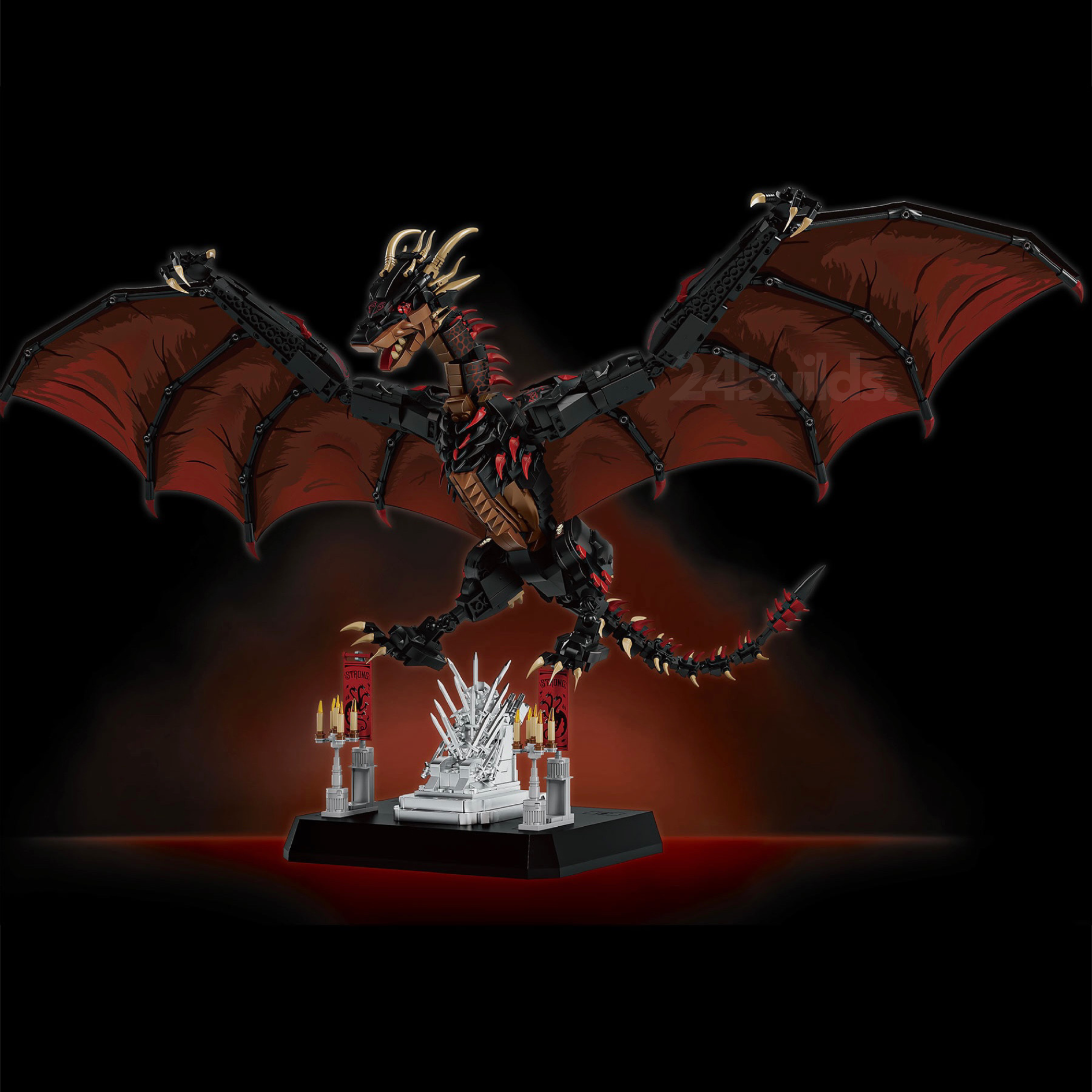 Crimson Dragon Set | 1690 Pieces