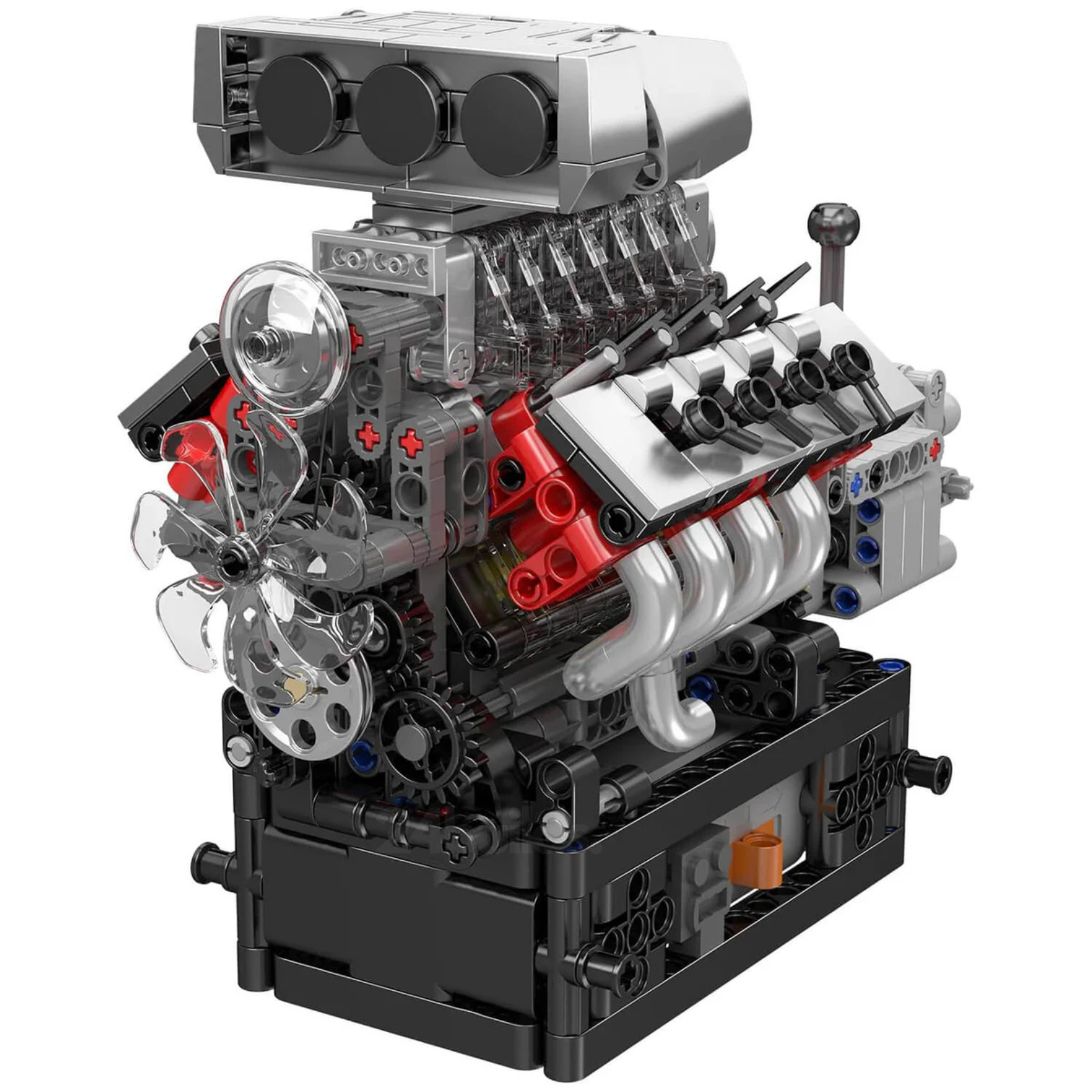 V8 Supercharged Engine Model Kit | 856 Pieces