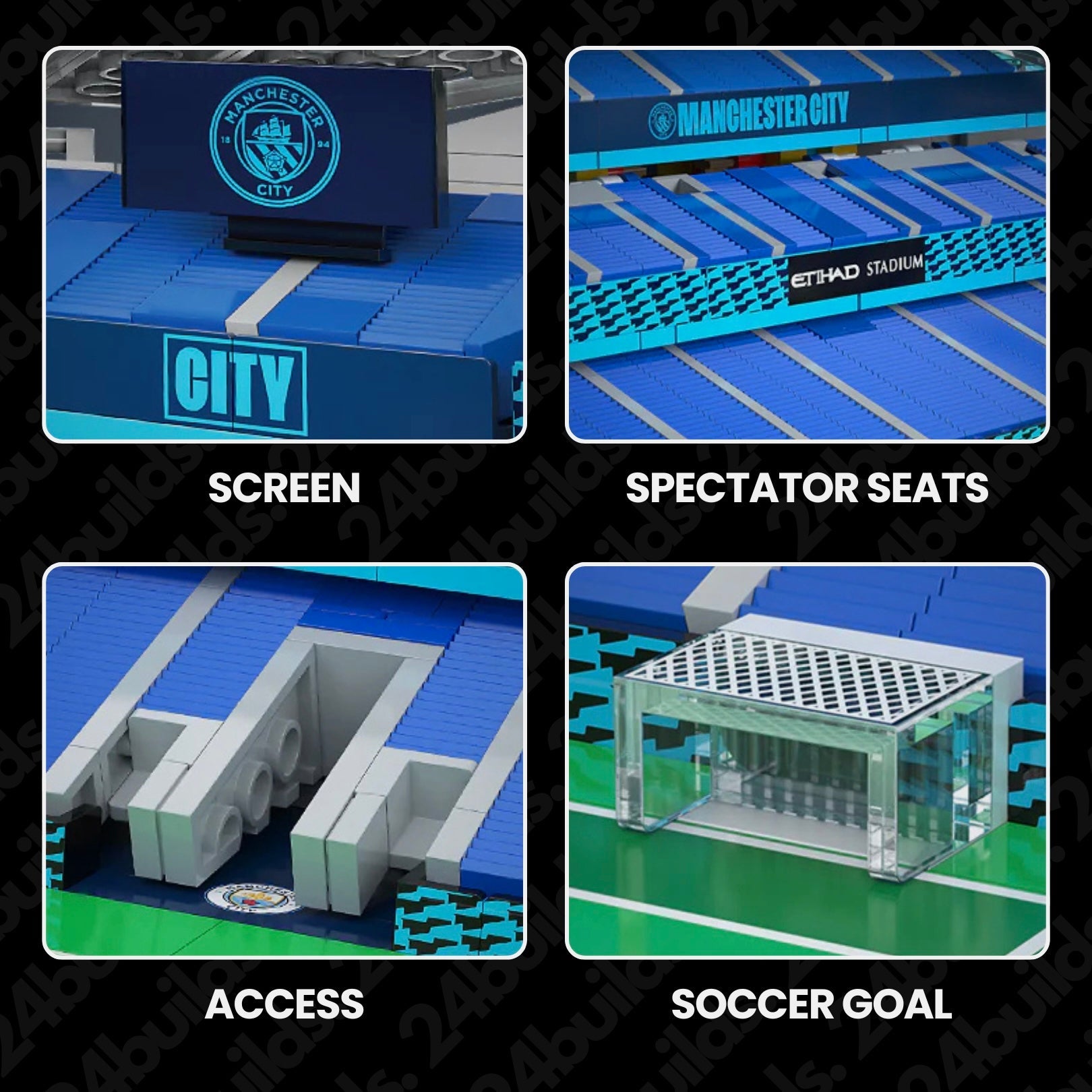 Manchester City Football Club Etihad Stadium | 4472pcs