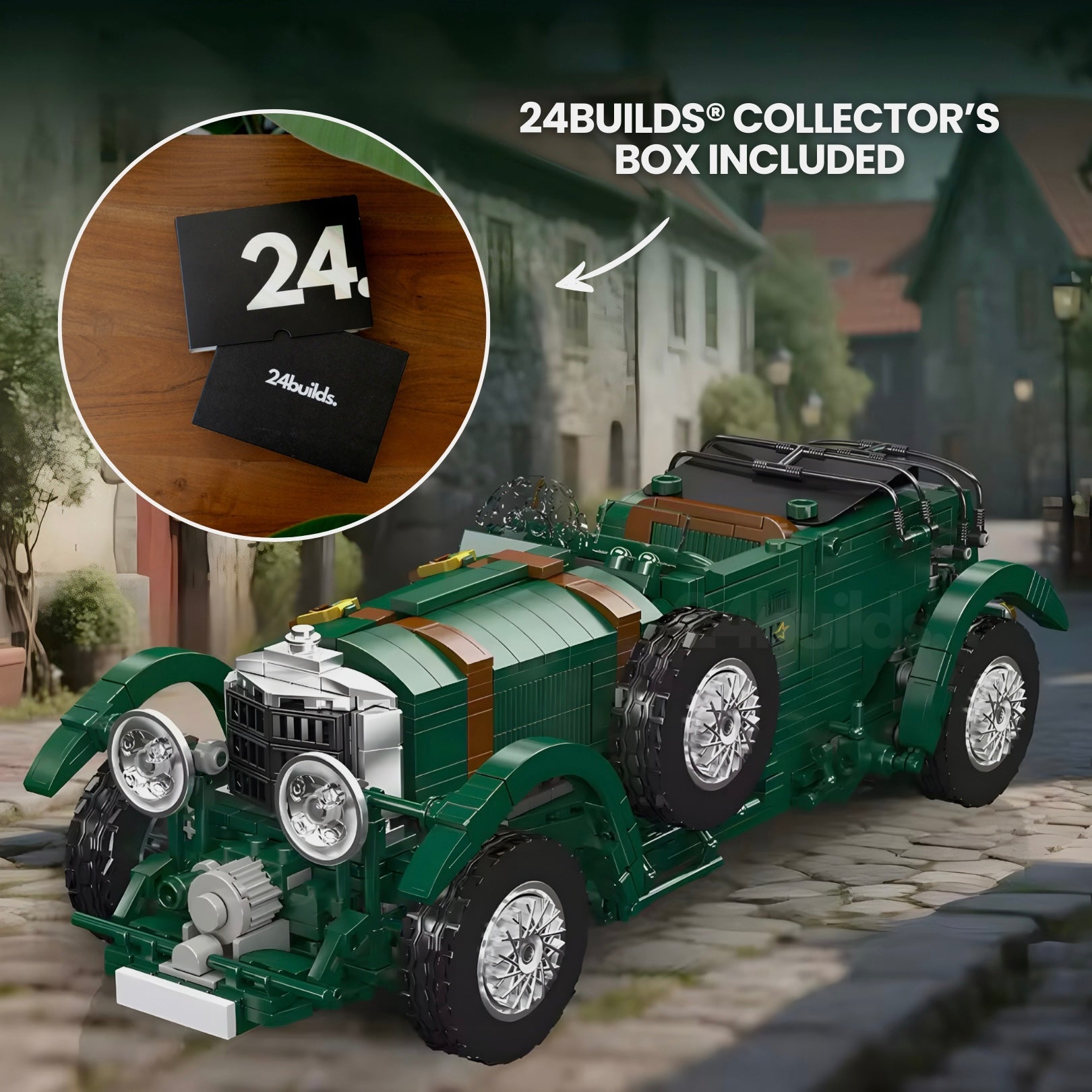 1920s British Racing Car Model Kit | 1148 Pieces
