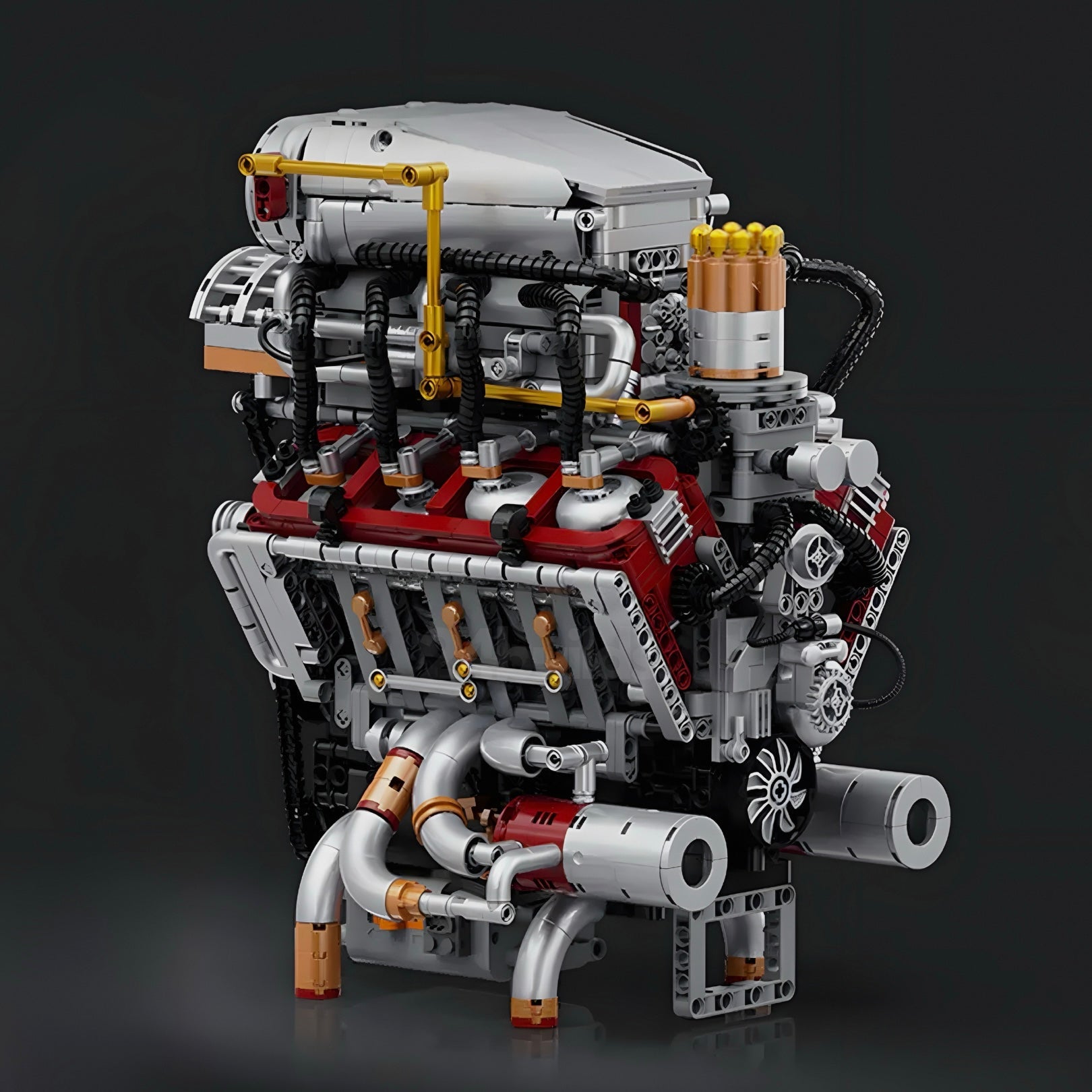 Powerful V8 American Engine Model | 2348 Pieces