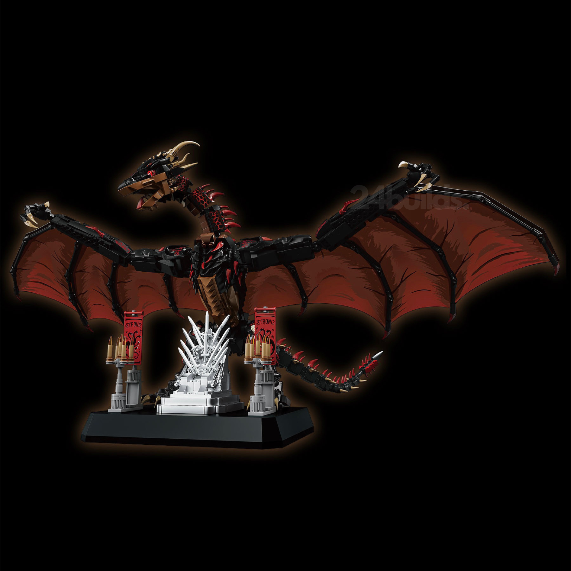 Crimson Dragon Set | 1690 Pieces