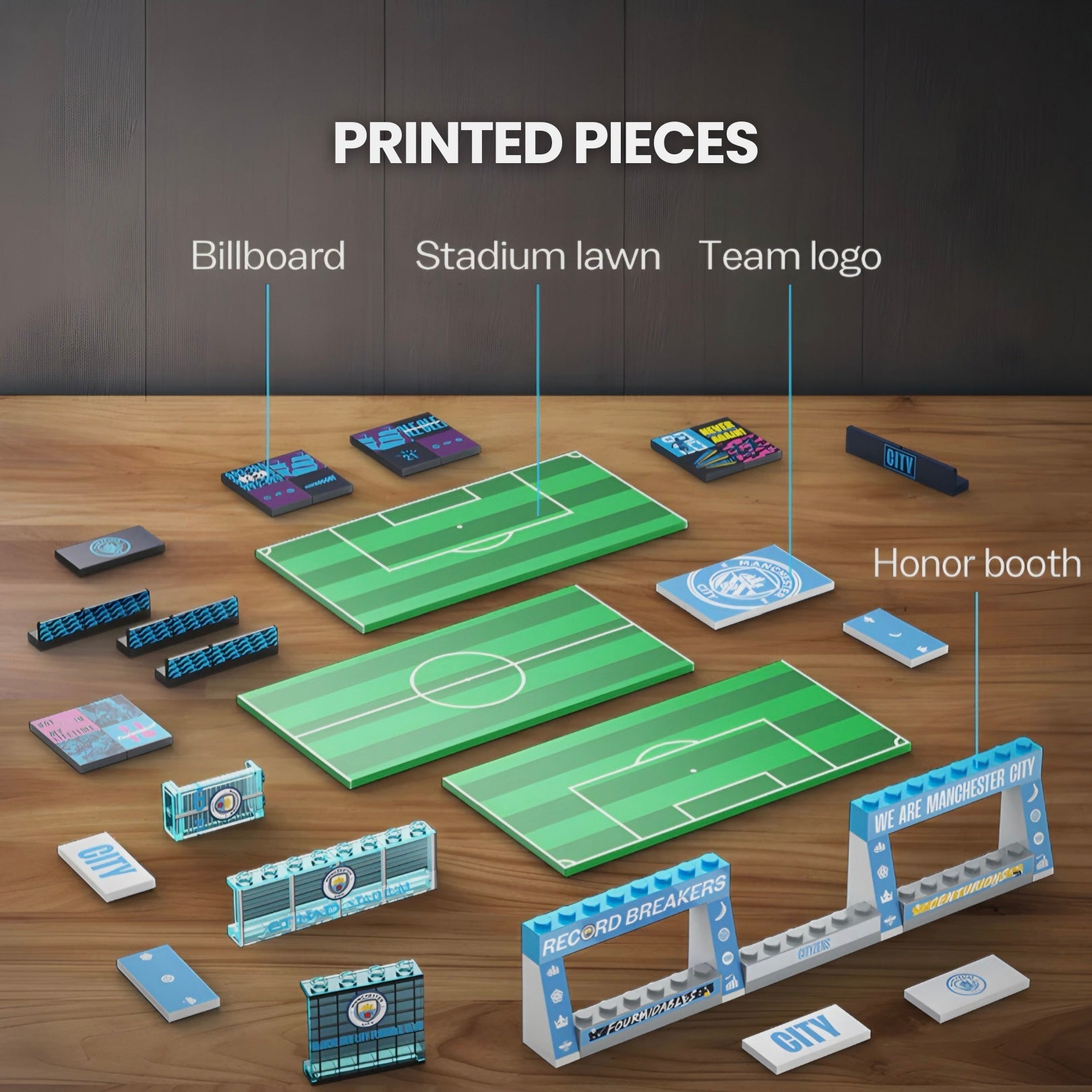 Manchester City Football Club Etihad Stadium | 4472pcs