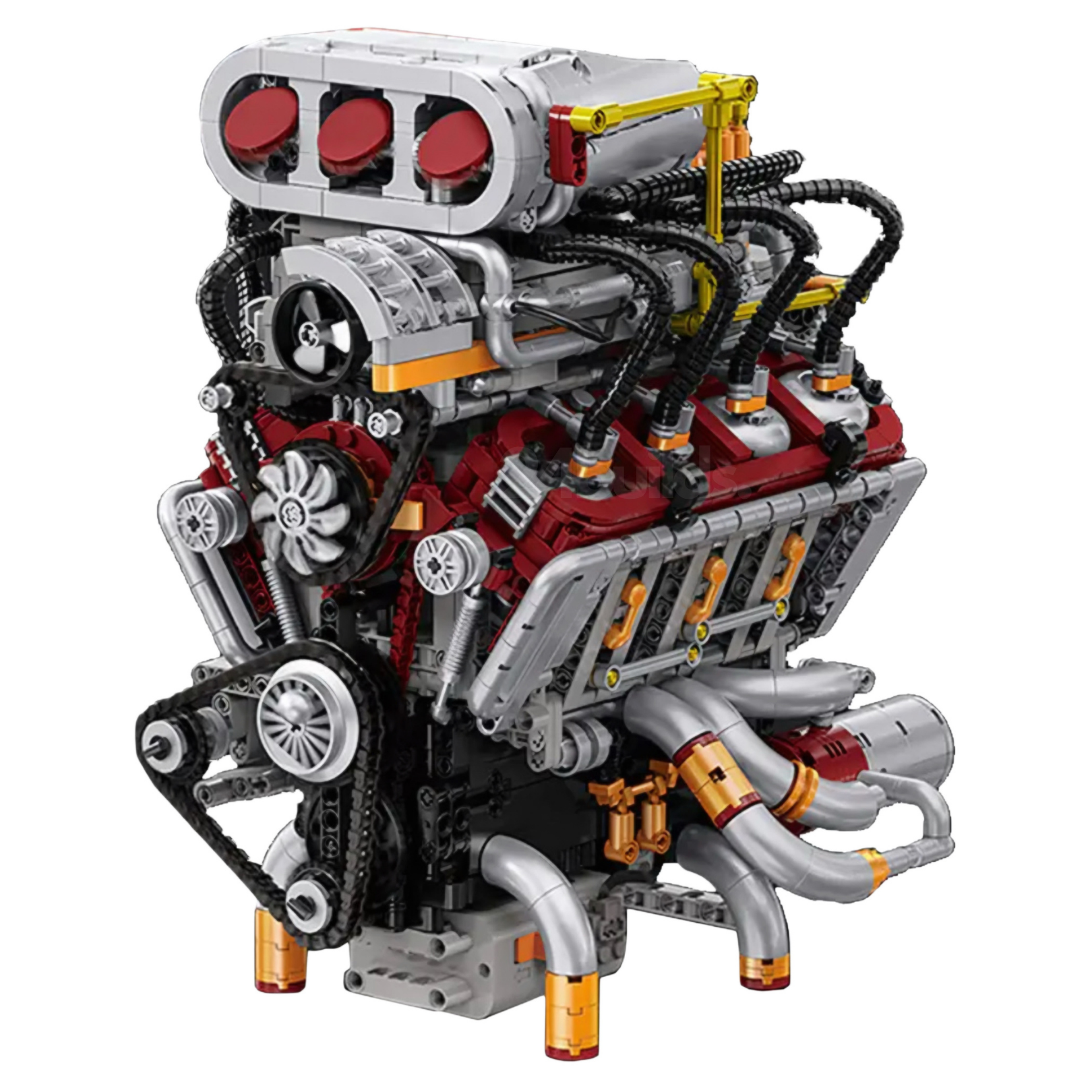 Powerful V8 American Engine Model | 2348 Pieces