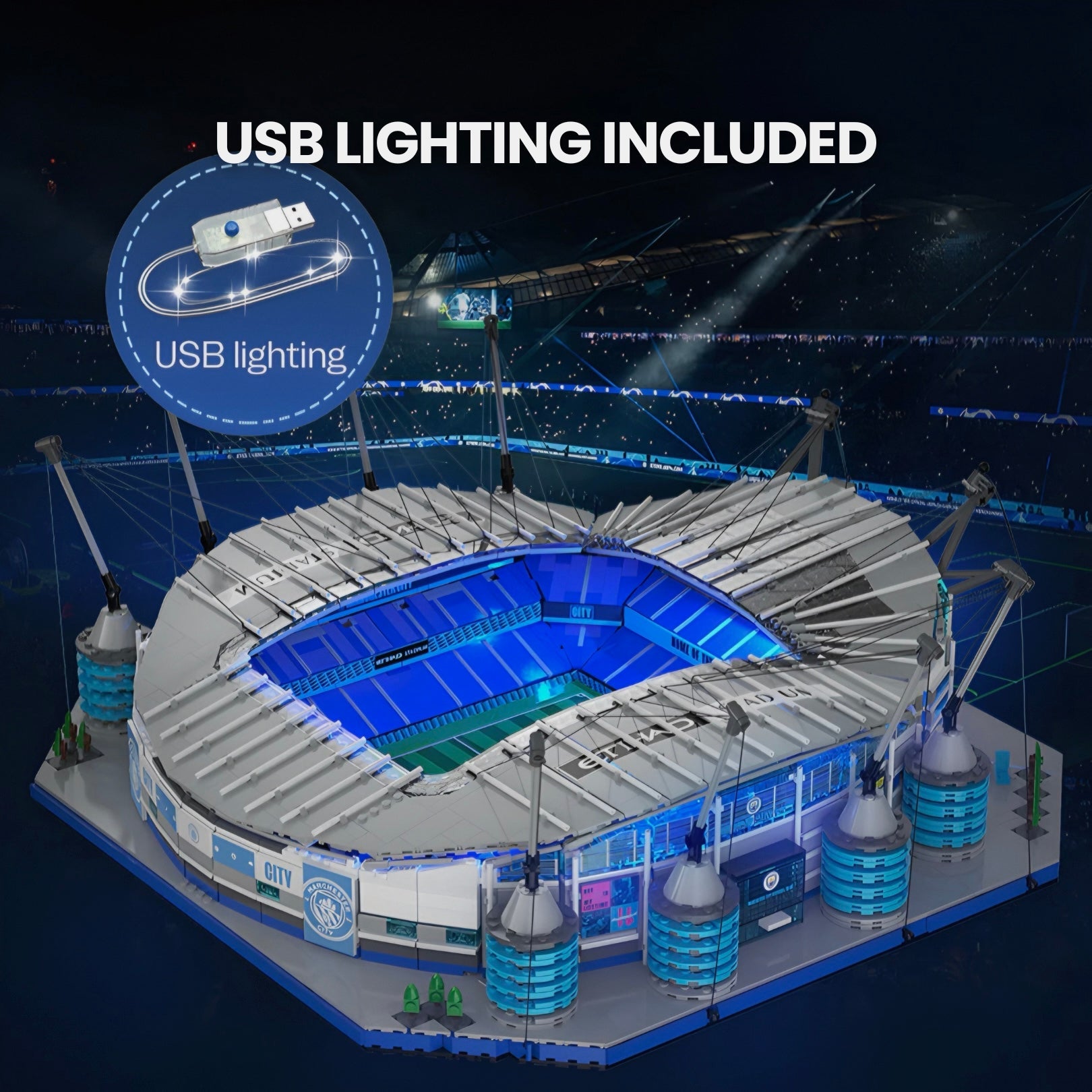 Manchester City Football Club Etihad Stadium | 4472pcs