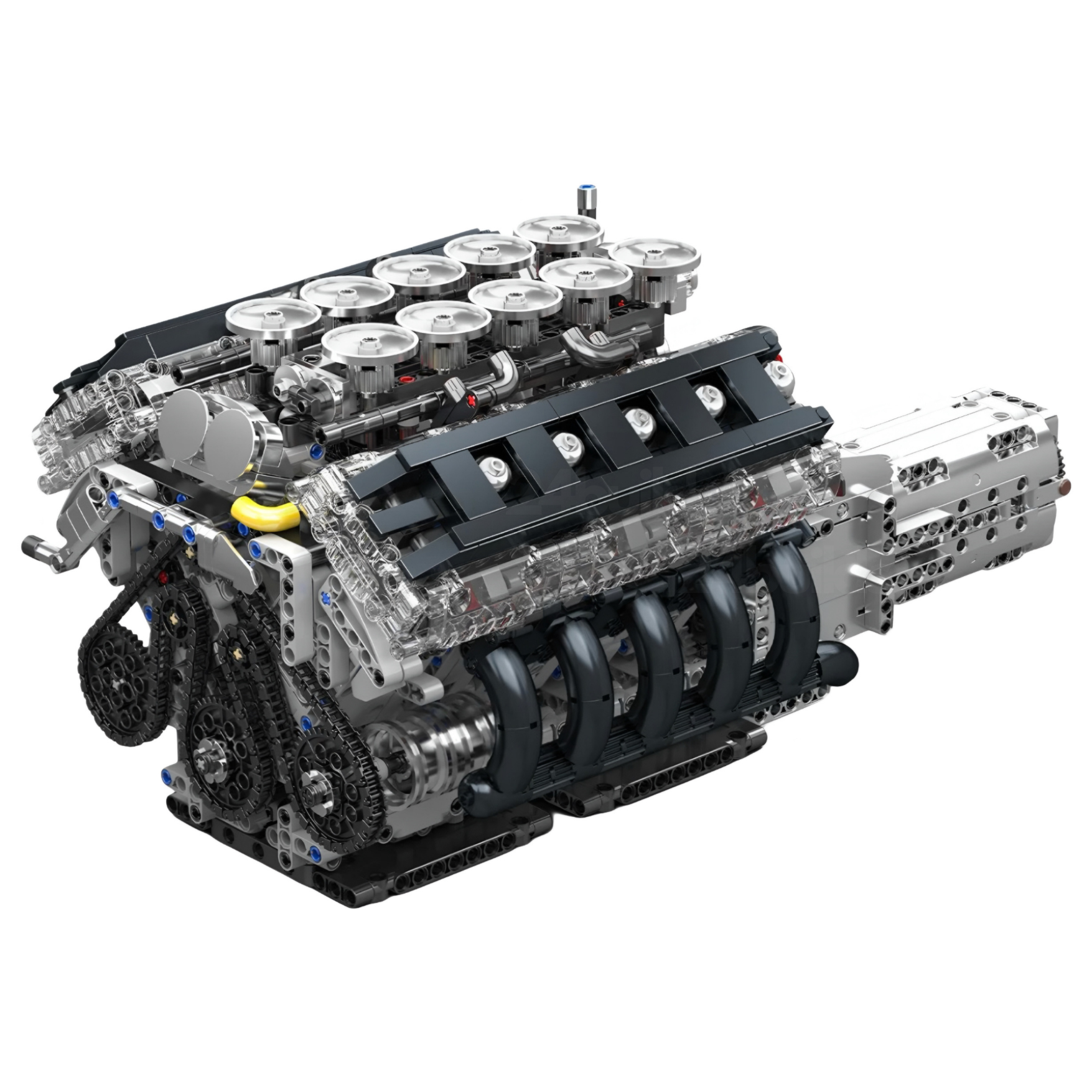 Japanese V10 Performance Engine Model - 1834 Pieces