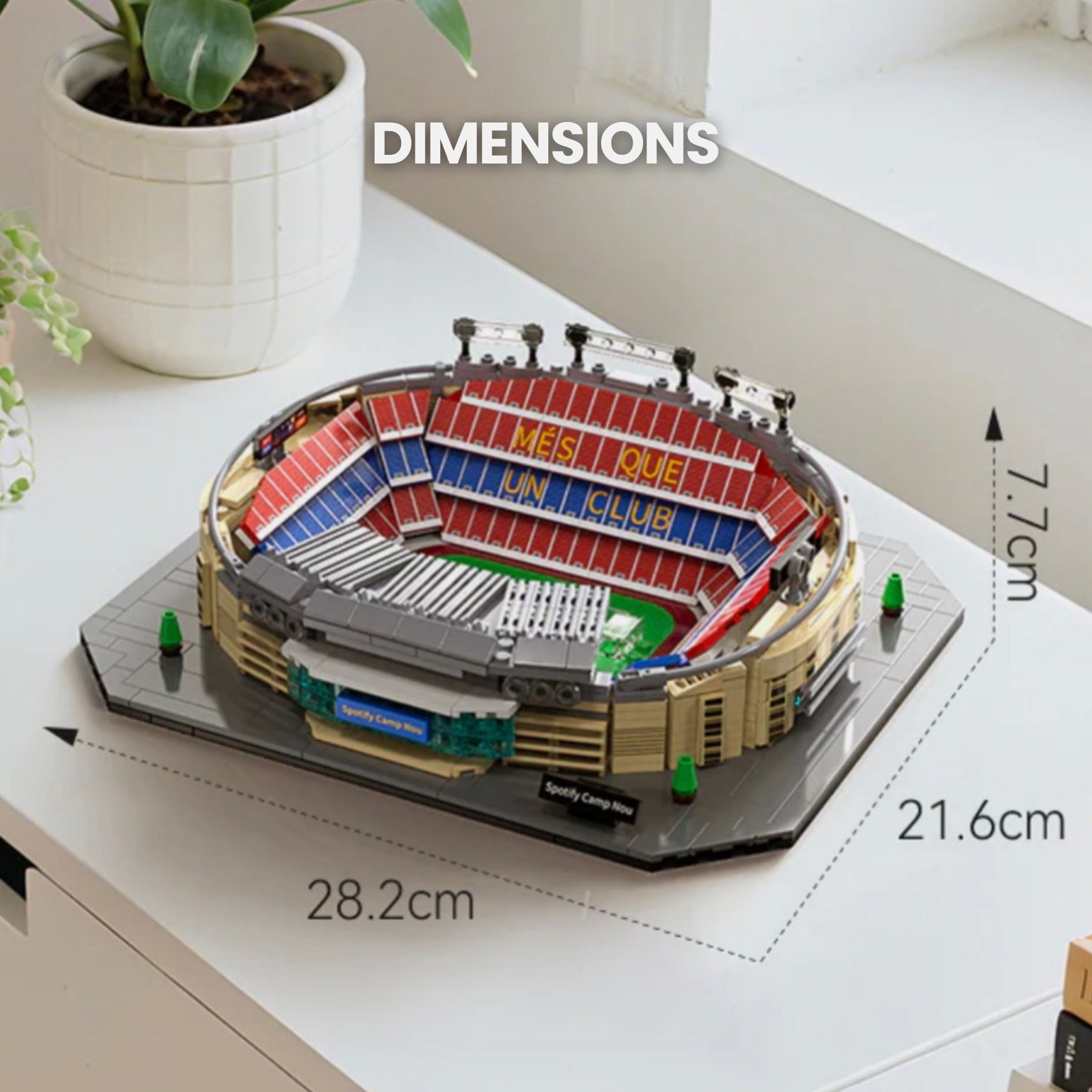 FC Barcelona Spotify Camp Nou - MOC Building Kit - 728 Pcs