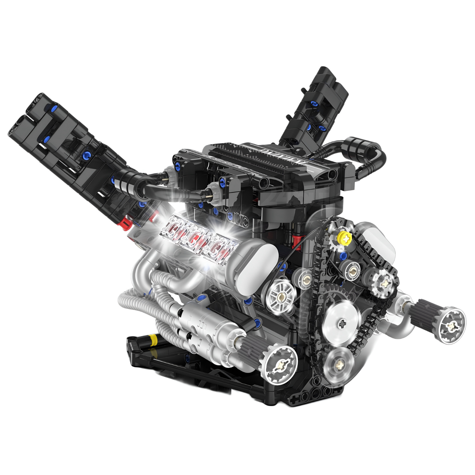 Motorized V8 Engine Model Kit | 716 Pieces