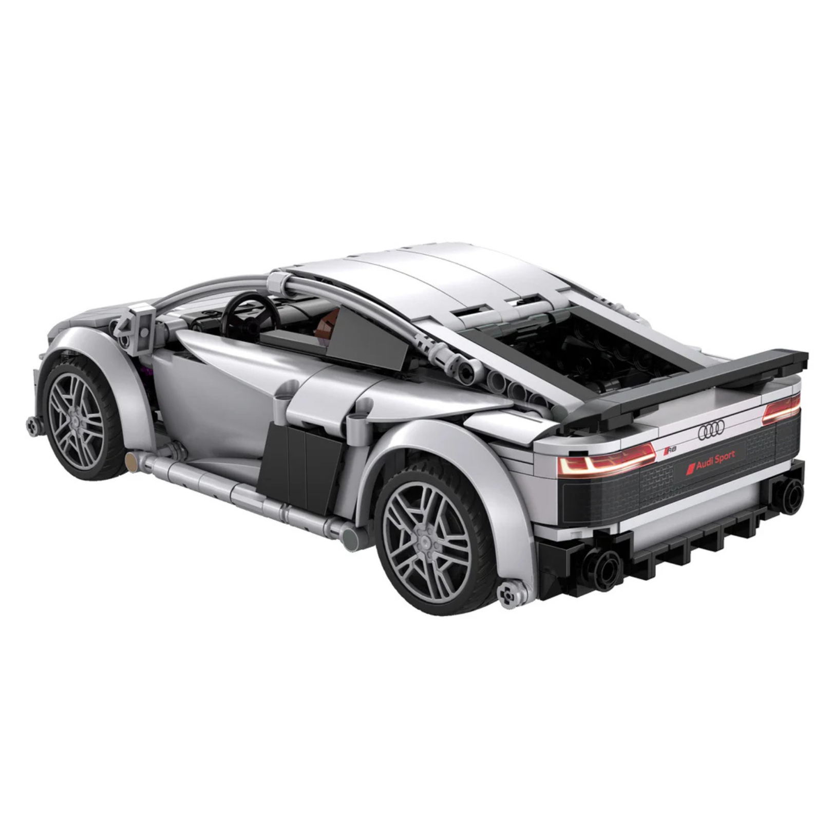Remote-Controlled Audi R8 Coupe Model Kit | 538 Pieces