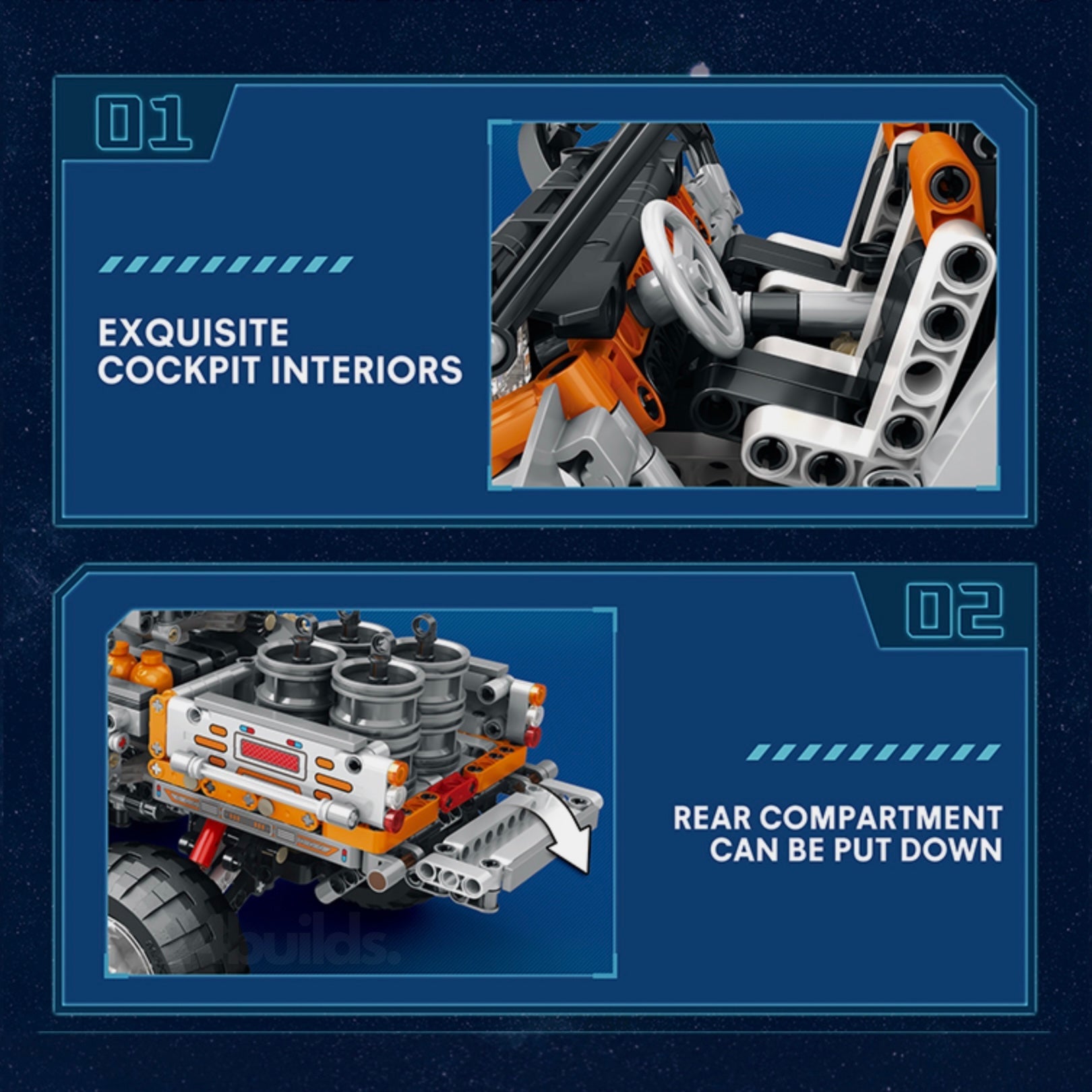 1760-Piece Intergalactic Armored Transport Vehicle