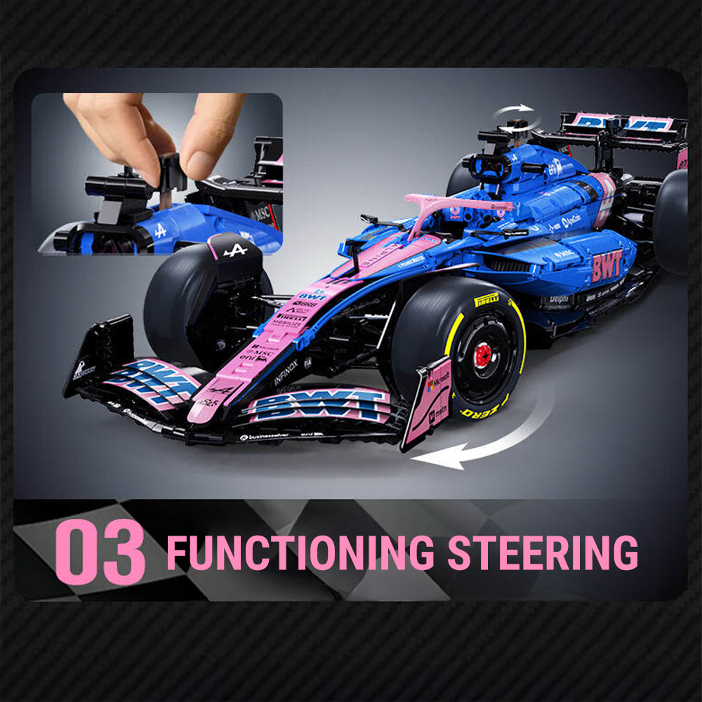 BWT Alpine Formula One Team Car Model - 2172 Pieces