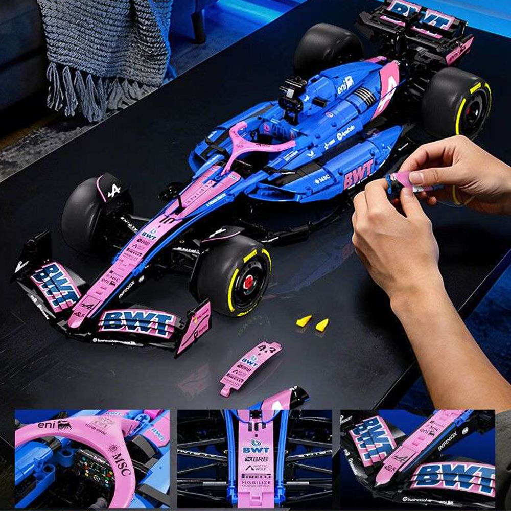 BWT Alpine Formula One Team Car Model - 2172 Pieces