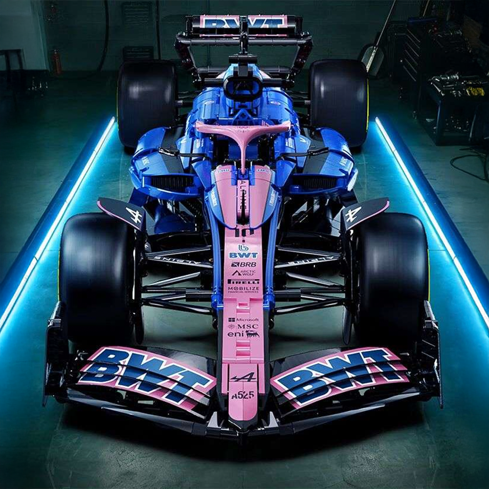 BWT Alpine Formula One Team Car Model - 2172 Pieces