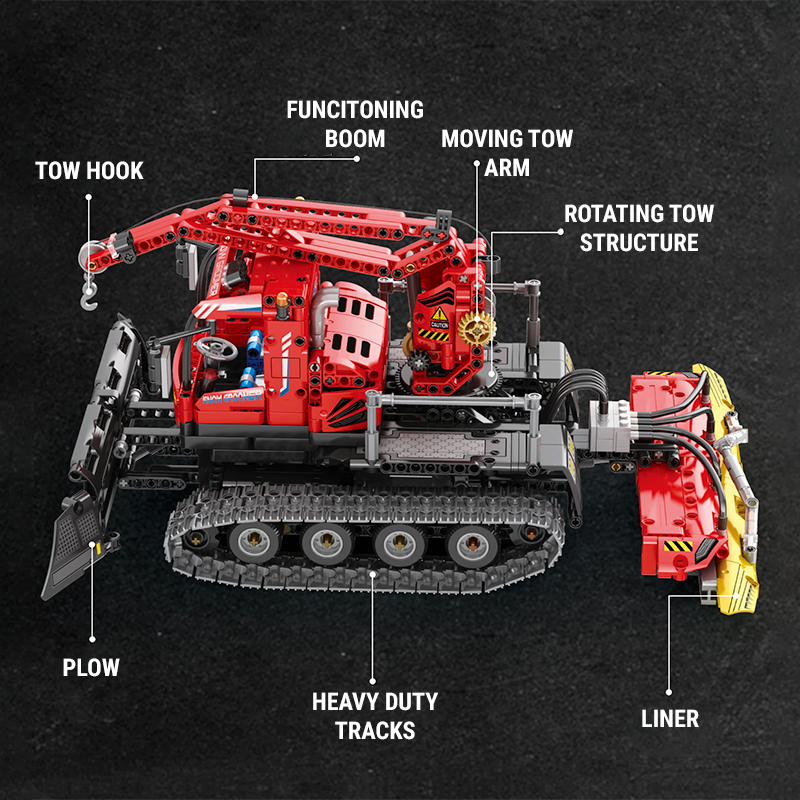 Remote-Controlled Snow Groomer - 1099 Pieces