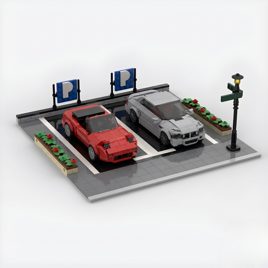 BMW M3 E46 & Mazda MX-5 Miata With Display Stand