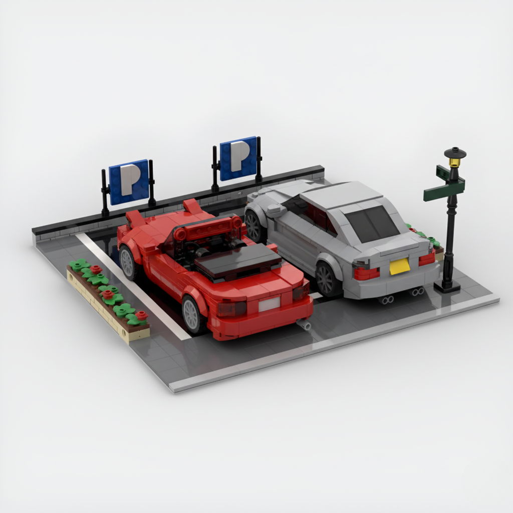 BMW M3 E46 & Mazda MX-5 Miata With Display Stand