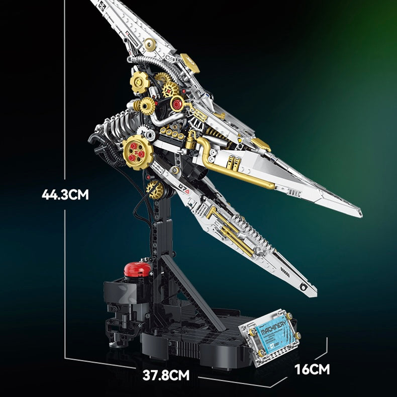 Cyber Pterosaur Head Model | 894 Pieces
