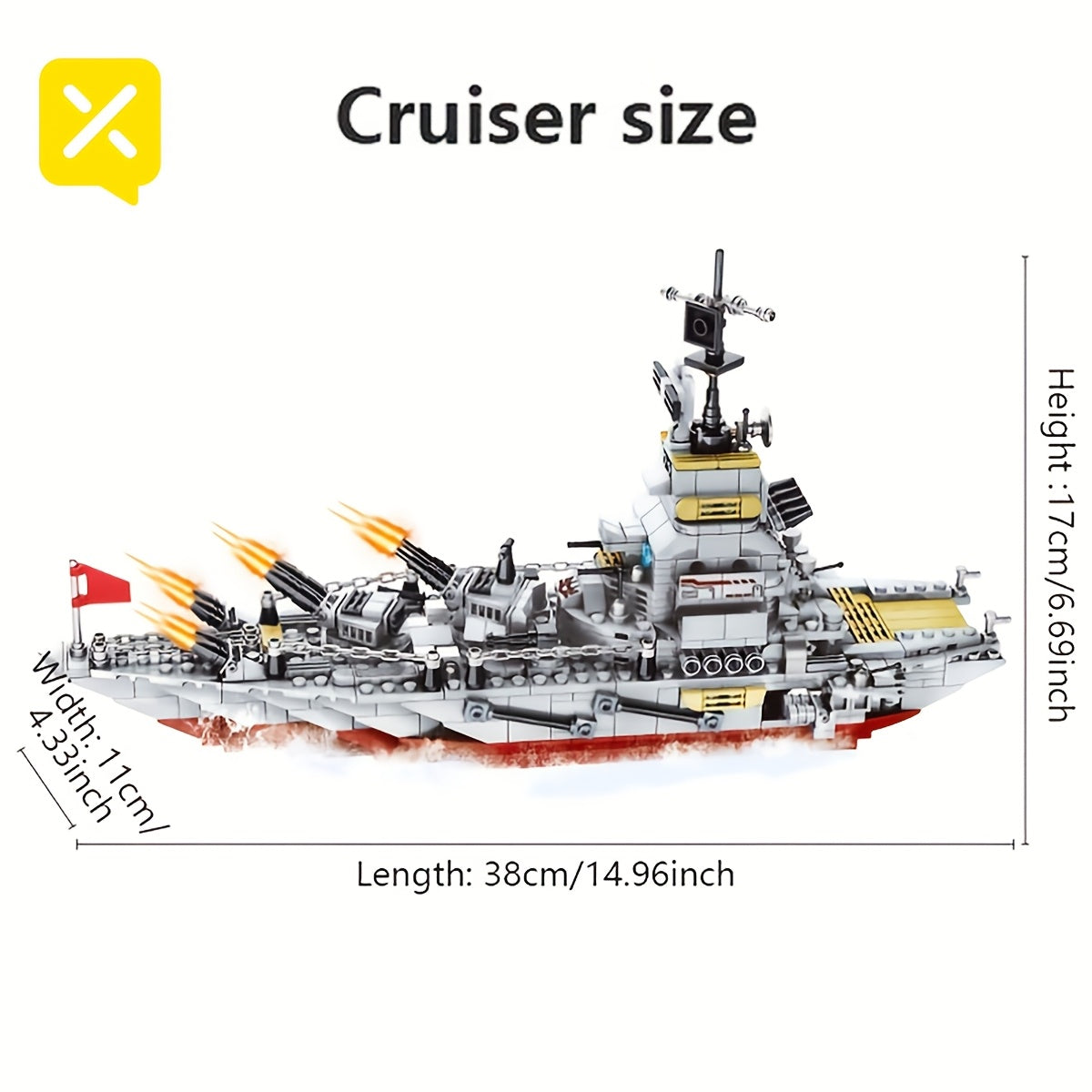 Army Cruiser Building Blocks – 1068PCS