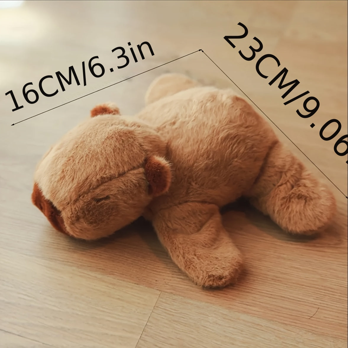 Capybara Plush Bracelet – Wearable Stuffed Toy for Kids, Girls & Animal Lovers, Soft Wrap-Around Wrist Plush
