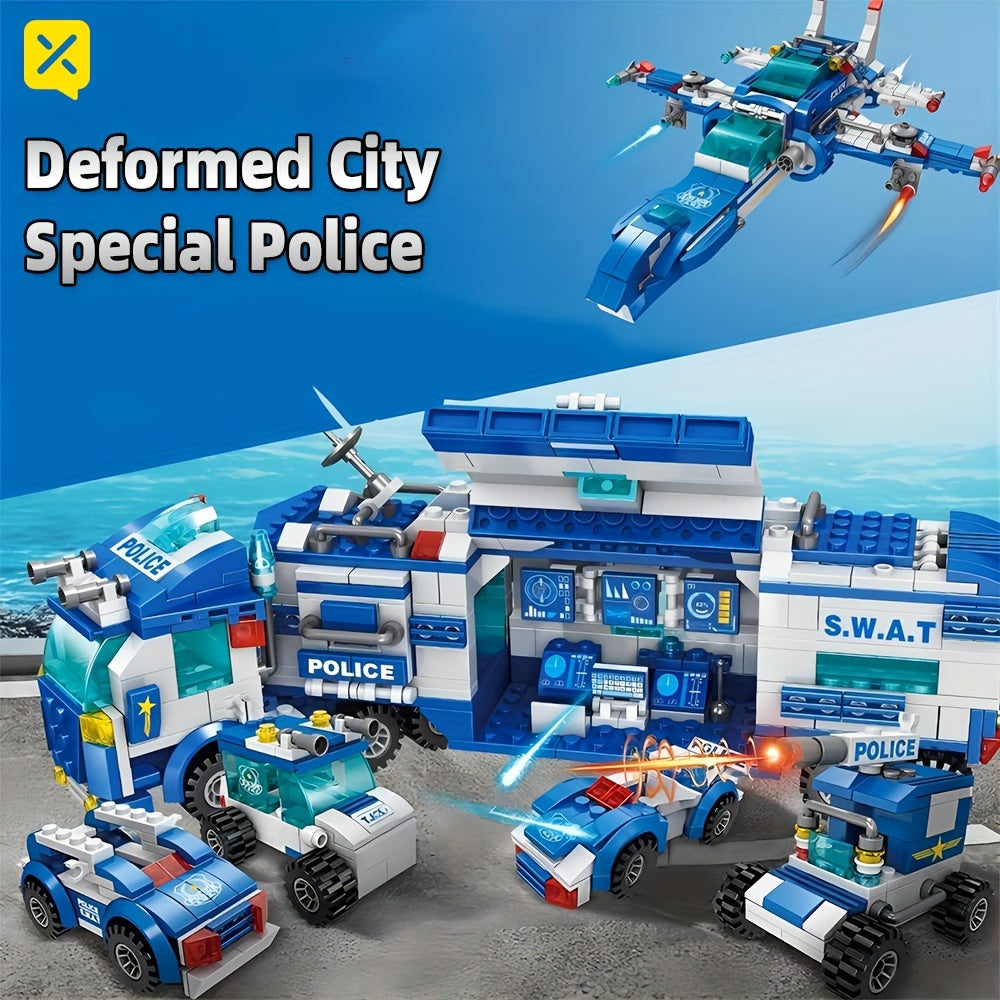 Police Car Block Set – 700pcs