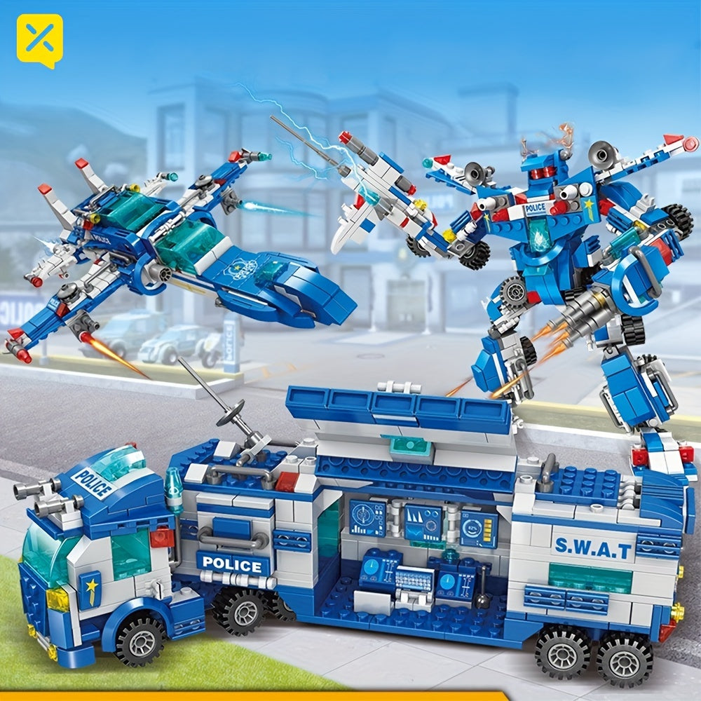 Police Car Block Set – 700pcs