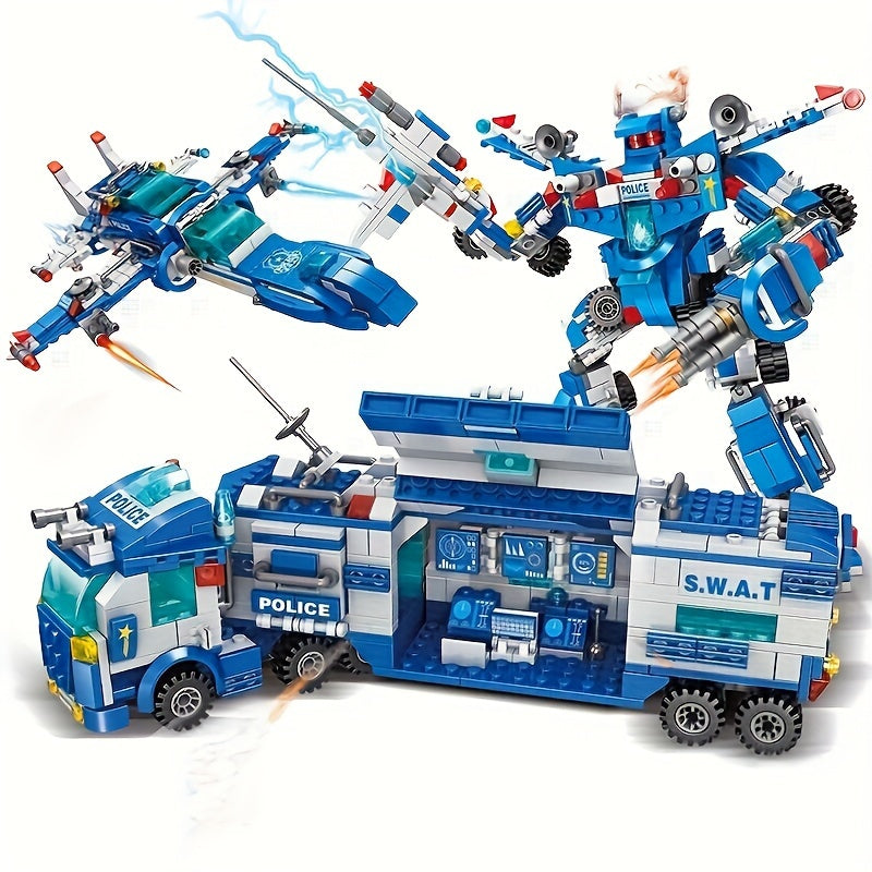Police Car Block Set – 700pcs