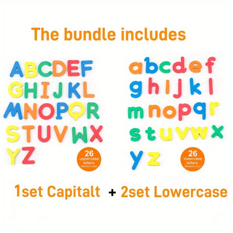 Make Learning Stick with Colorful Alphabet & Number Magnets – Educational Fridge Toys for Fun Letter & Number Play