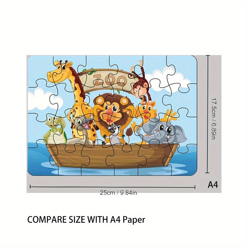 Kids Puzzle Gift Set – 12 Boxes, 24 Pieces
