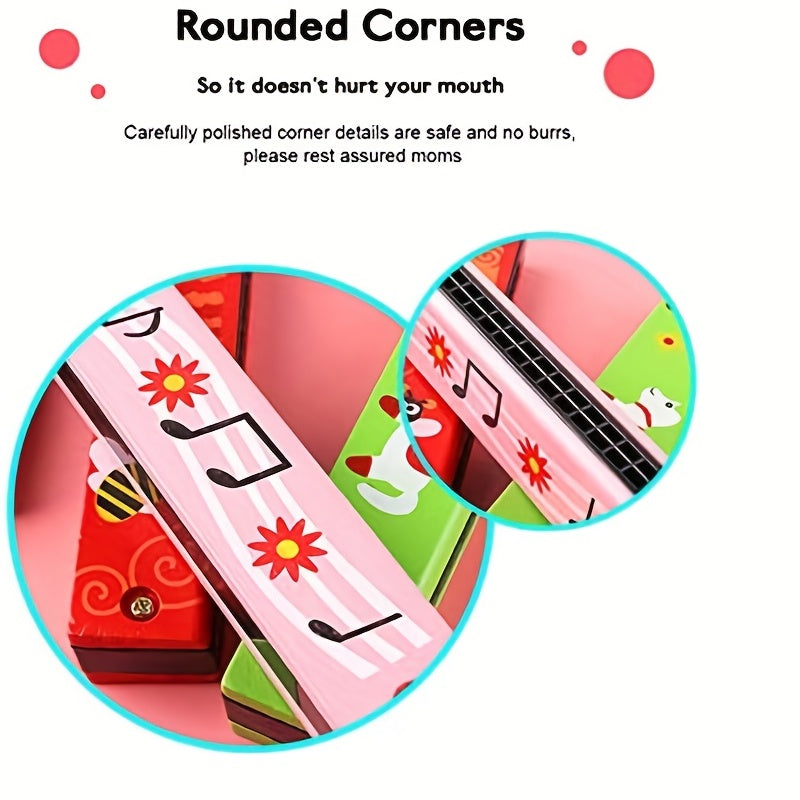 Make Music Magical with the Colorful 16-Hole Harmonica – A Fun & Easy Musical Toy for Kids and Beginners
