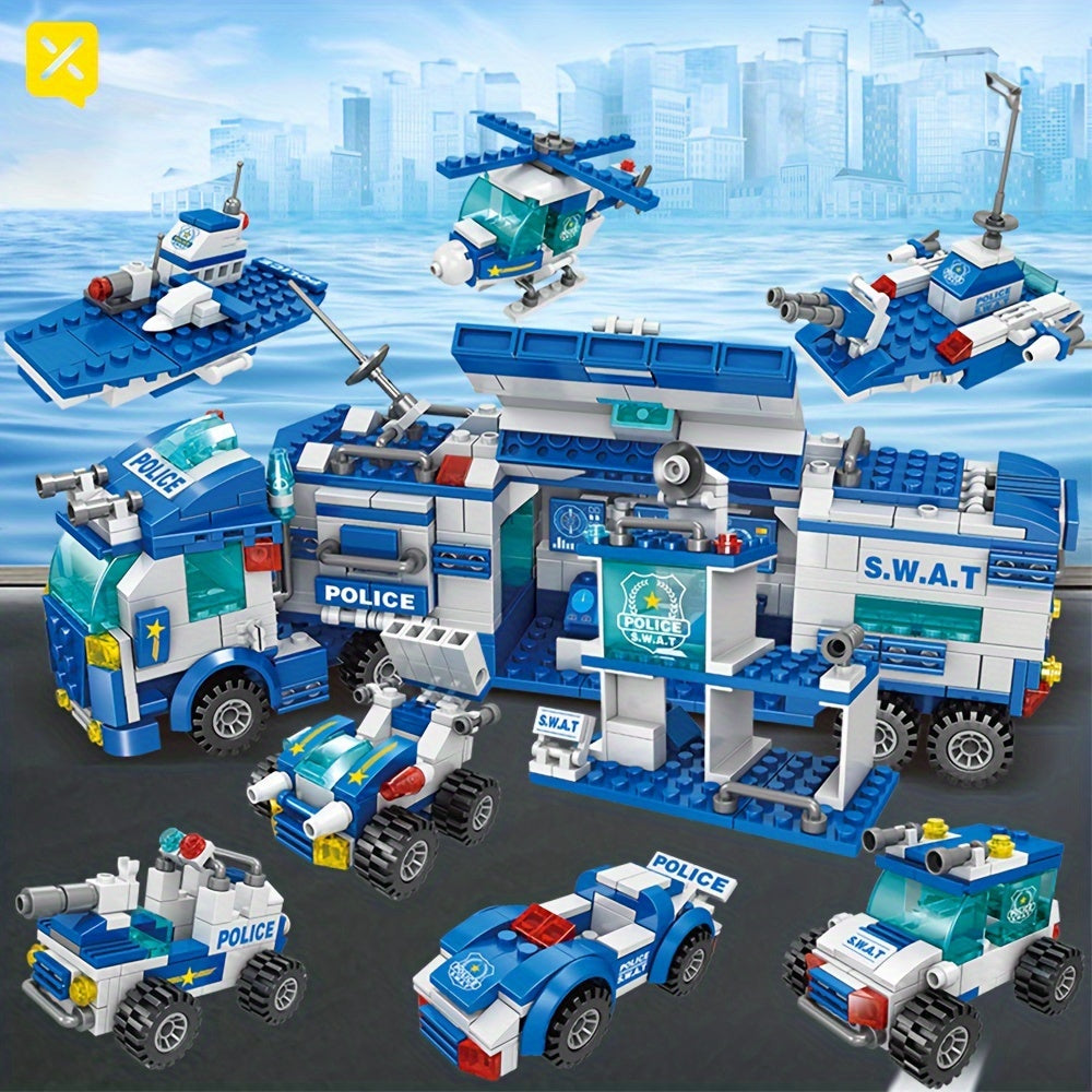 Police Car Block Set – 700pcs
