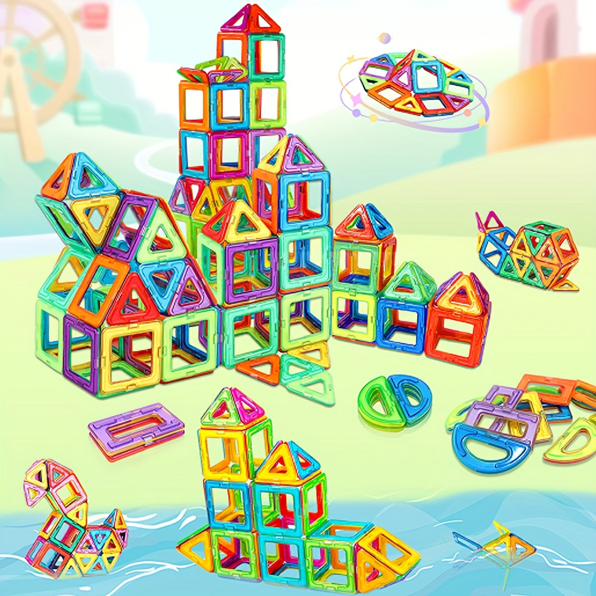 Magnetic Building Blocks – STEM Construction Toy for Kids