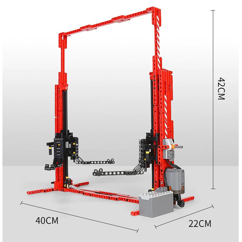 1:8 Scale Electric Car Lift - 536 Pieces