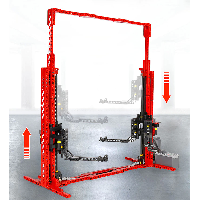 1:8 Scale Electric Car Lift - 536 Pieces