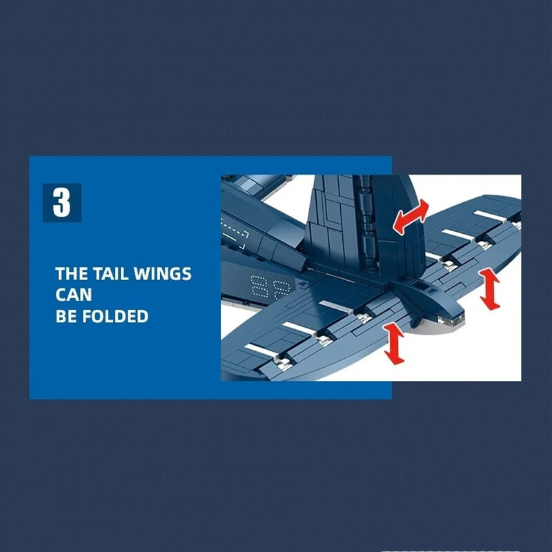 Vought F4U Corsair Model Kit - 766 Pieces
